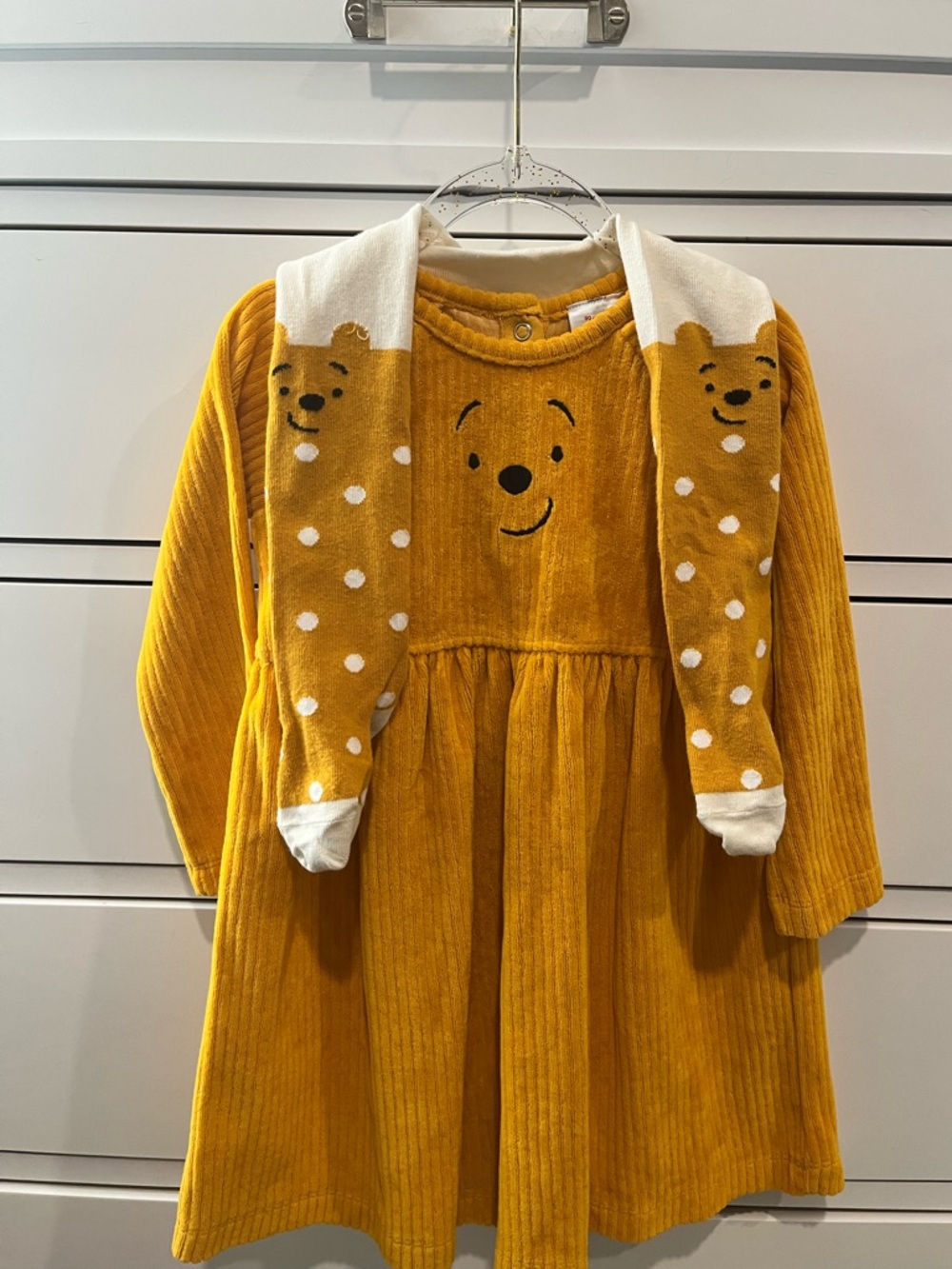 Hanna Andersson x Disney Dress with Tights Set